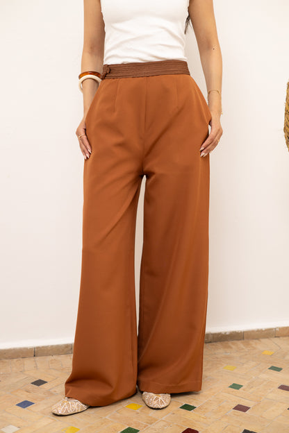 Dfirat Palazzo Pants - Cinnamon