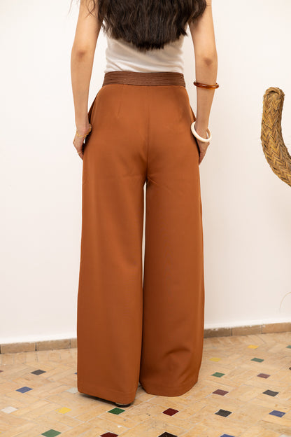 Dfirat Palazzo Pants - Cinnamon